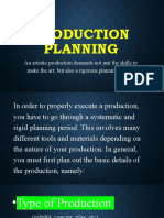 Production Planning - 095252