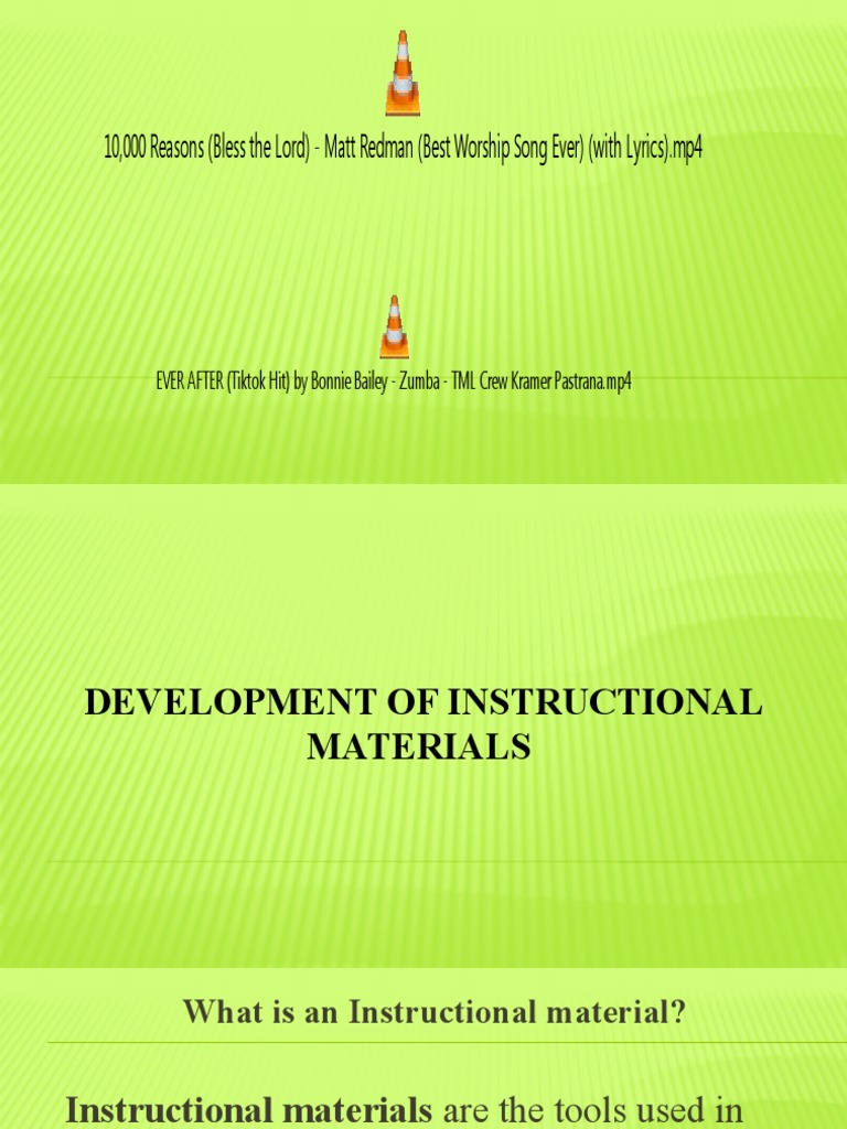 Development of Instructional Materials PDF