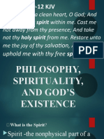 Spirit, Soul and God's Role in Life