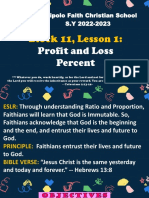 MATH 6 - Profit and Loss Percent