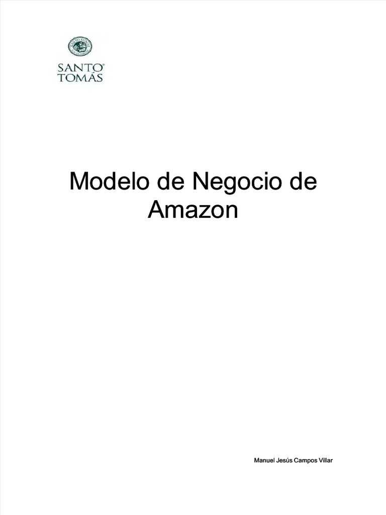 PDF Modelo de Negocio de Amazon Compress PDF Modelo de negocio
