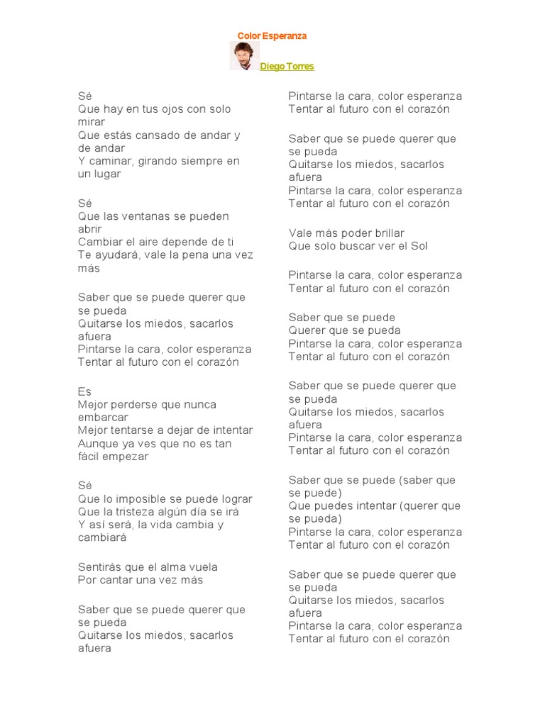 La Importancia De Mantener La Esperanza Y Enfrentar Los Miedos Pdf