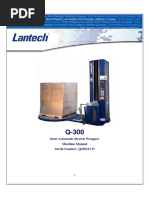 Lantech Q300 Manual - Part 1 | PDF | Belt (Mechanical) | Phonograph