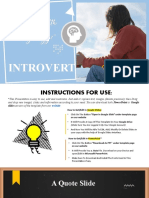 Introvert PPT Presentation Template