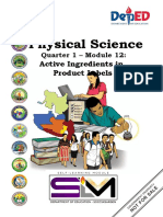 Physical Science Quarter 1 Module 12