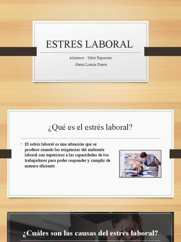 Estres Laboral | PDF