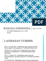 Pengantar Bahasa Indonesia