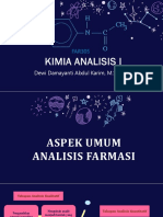 (PPT) Kimia Analisis I - 2. Aspek Umum Analisis Farmasi