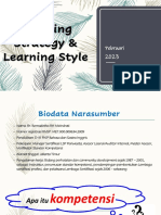 Teaching Strategis & Learning Styles - RR. Bernadetha RH Meindrati