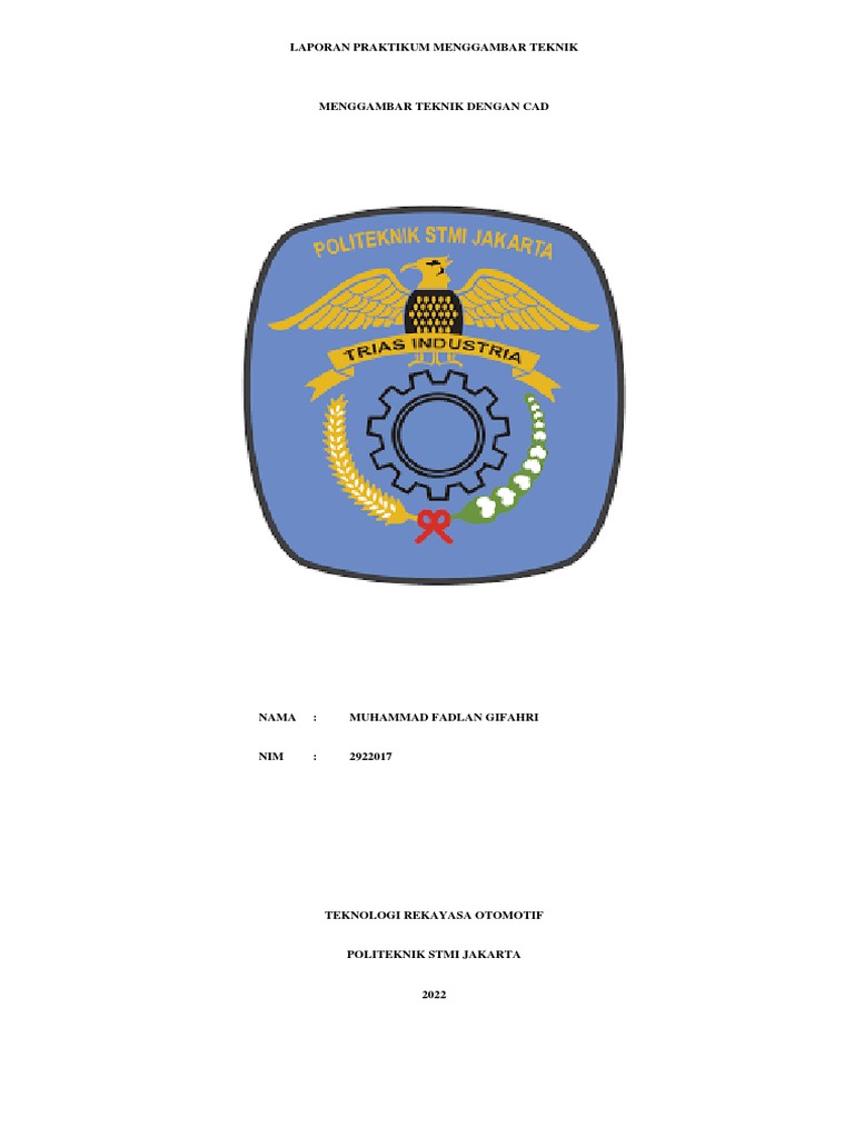 Gambar Teknik 2d Dengan Autocad Membuat Sketsa Komponen Mobil Pdf