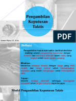 14 Pengambilan Keputusan Taktis