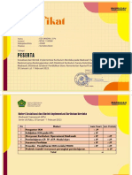 Sertifikat Bimtek Ikm MTS - Ezi Sandra