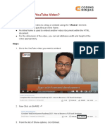 Additional Notes How To Embed YouTube Video-2443