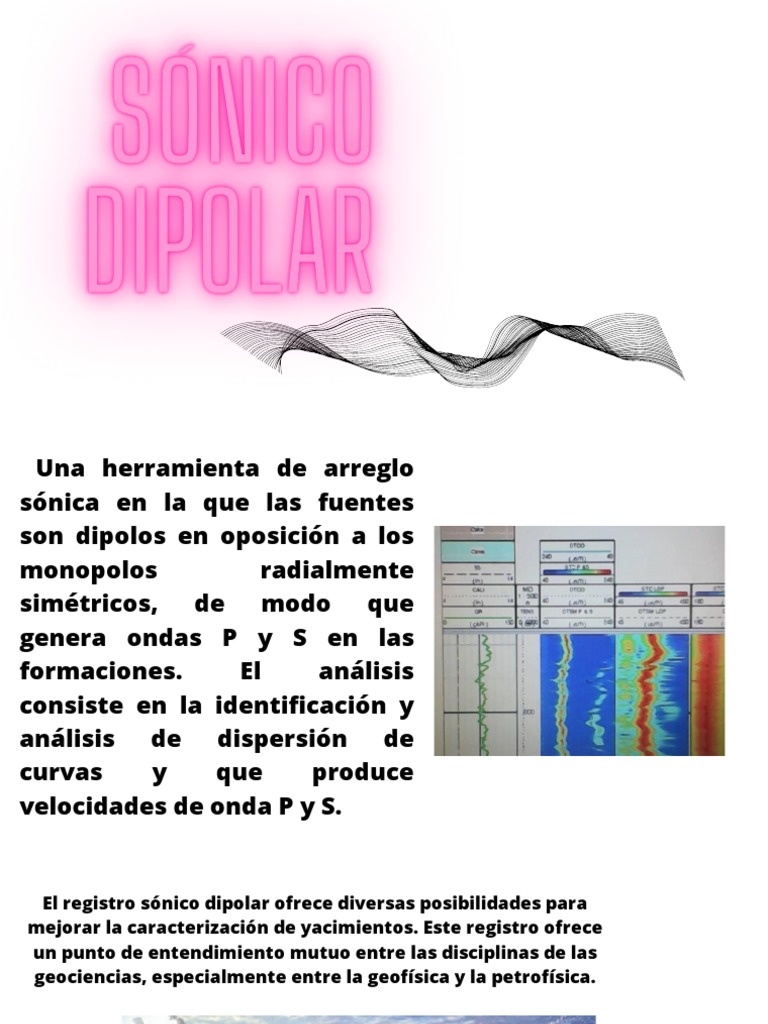 Registro Sónico Dipolar en Geociencias | PDF