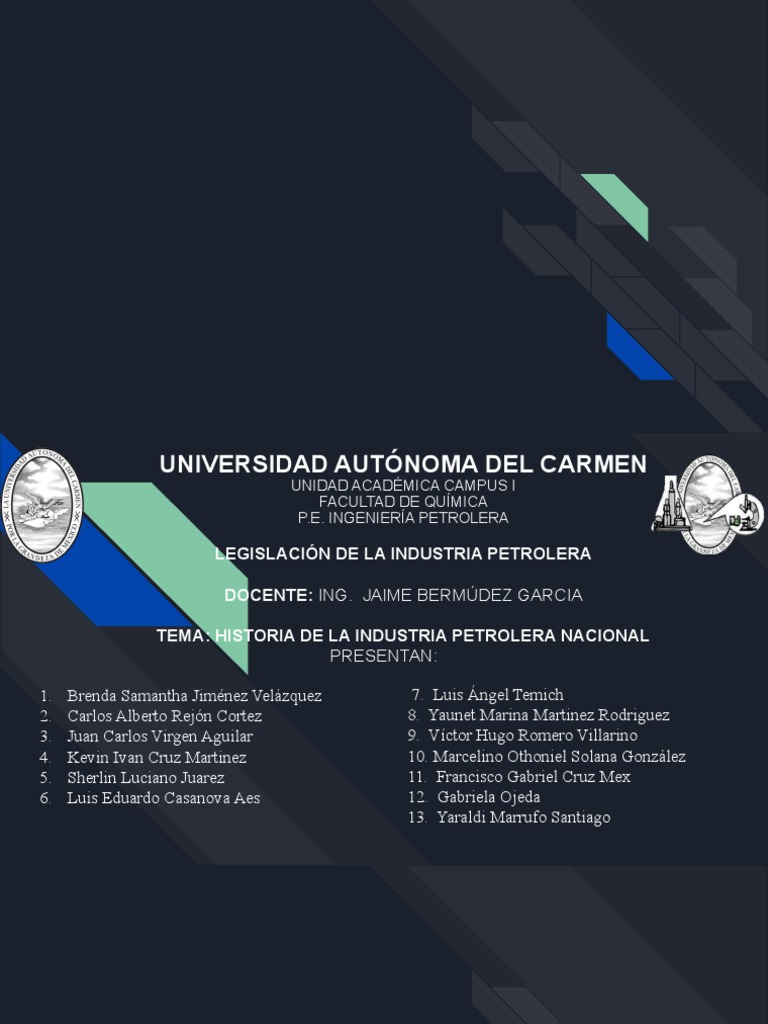 Historia de la Industria Petrolera en México | PDF | Petróleo | Aceite ...