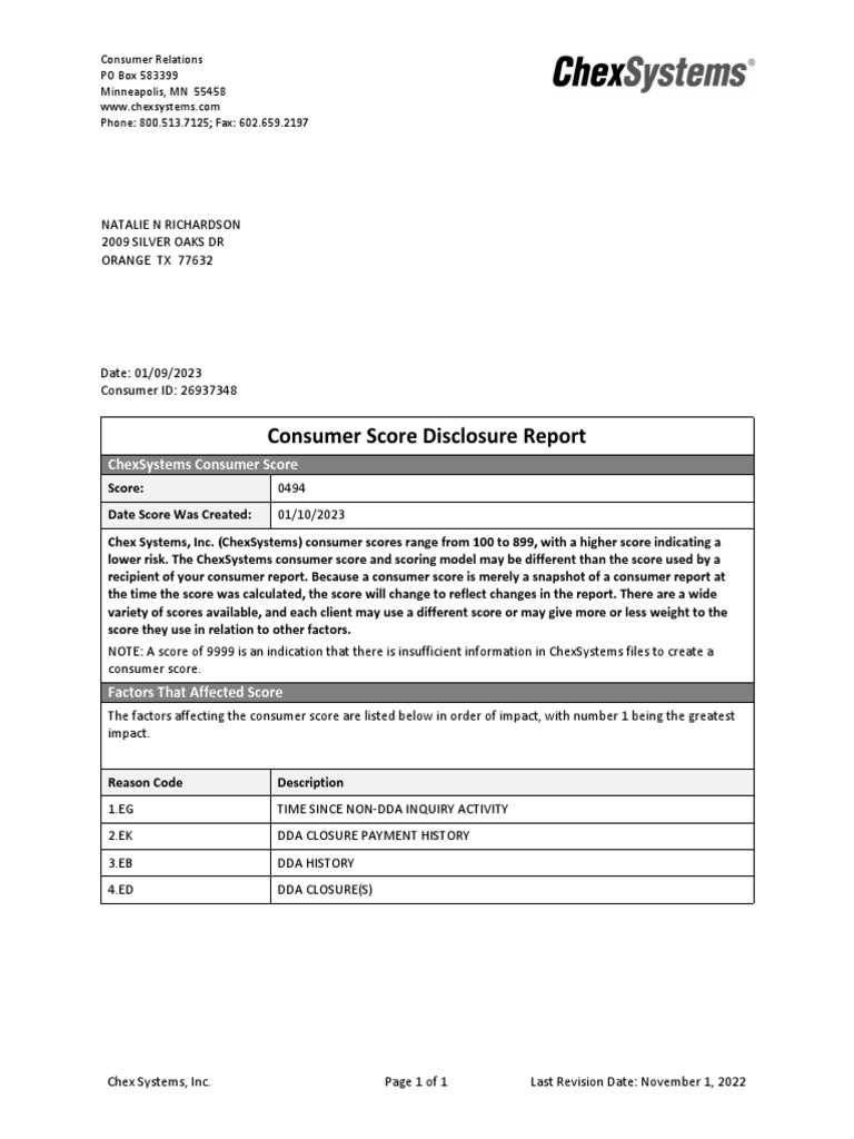 DDA Closure and Score Impact Factors | PDF | Business | Computers