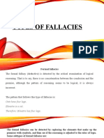 Types of Fallacies