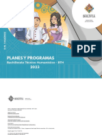 Planes Y Programas: Bachillerato Técnico Humanístico - BTH