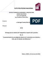 Practica 8. - lEVANTAMIENTO DE UNA PIOLIGONAL POR METODO DE DEFLEXIONES