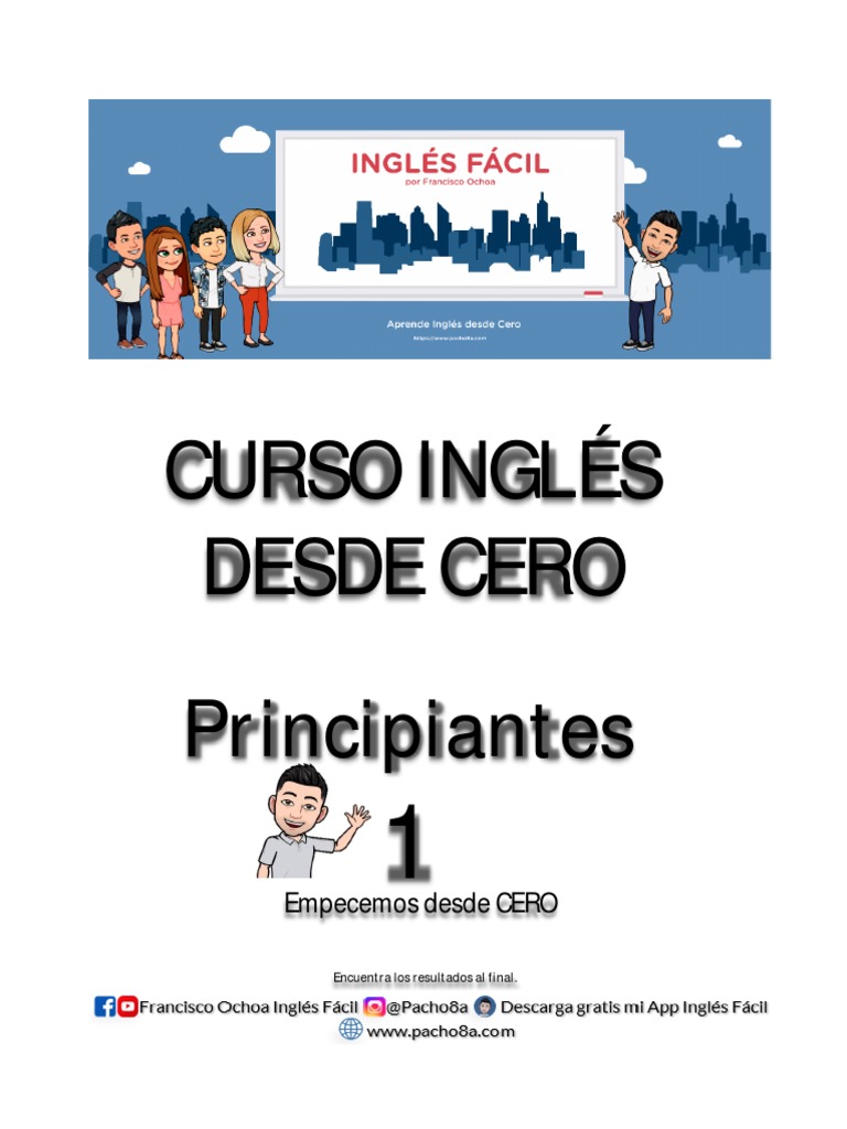 Inglés Desde Cero Principiantes 1 Pdf Sintaxis Unidades Semánticas