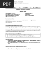 Tentative Course Outline IOT MS Updated