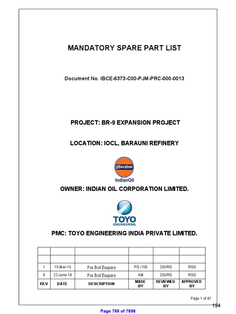 MANDATORY | PDF | Manufactured Goods | Mechanical Engineering