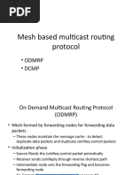 Mesh Based Multicast Routing Protocol