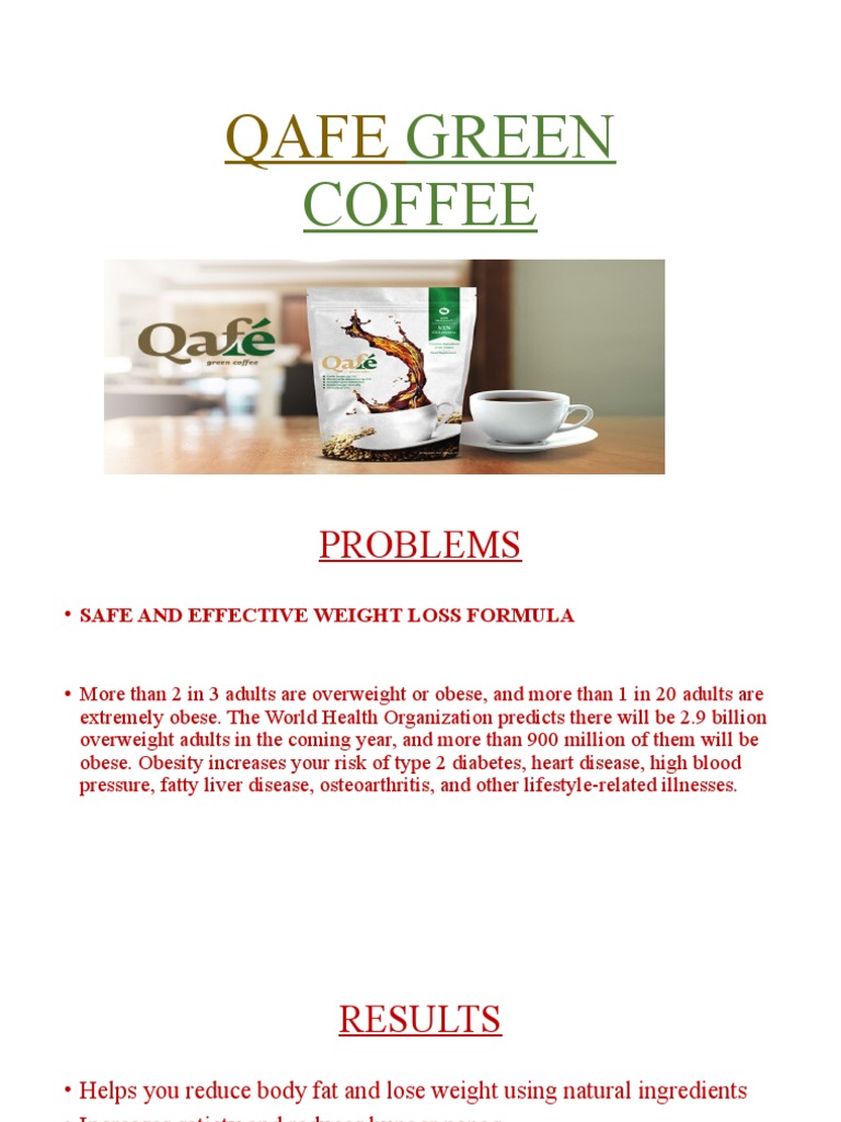 Qafe Green CoffeePower Point PresentationFinal PDF Obesity