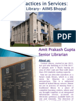 AIIMS Bhopal Central Library Best Practices