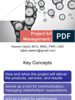 Lecture 2 - PSTM - Key Concepts of Project Schedule Management
