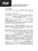 Carta de Desahucio