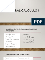 Integral Calculus 1