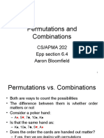 11 Permutations and Combinations