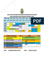 Jadual Ubk