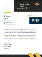 5 Professional and Modern Letterhead Design Template