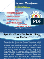 Slides Presentase Kelompok I SIM (Fintech)