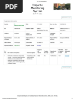 Chip Import Monitoring System