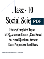 Class 10th History Complete MCQ Assertion Case Based Image Based - 1582345367