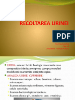 Recoltarea Urinei 2E,(Nursing)