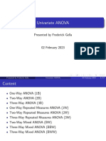 Univariate ANOVA: 1B, 2B, 3B, 1W, 2W, 3W, BW, BBW, BWW