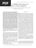 OTFS vs. OFDM in The Presence of Sparsity A Fair Comparison