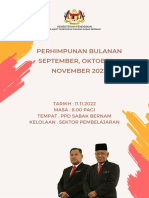 Buku Program Perhimpunan Bulanan September Oktober & November 2022 