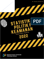 Statistik Politik Dan Keamanan Provinsi Papua Tahun 2022