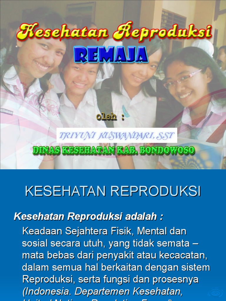 Kesehatan Reproduksi Remaja: Panduan Kespro | PDF | Gaya Hidup