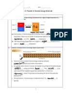 O Level Chapter 8 Thermal Transfer