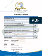 Upfront Payment Communication