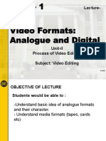 Video Formats: Understanding Analogue, Digital, Tapes and Cards