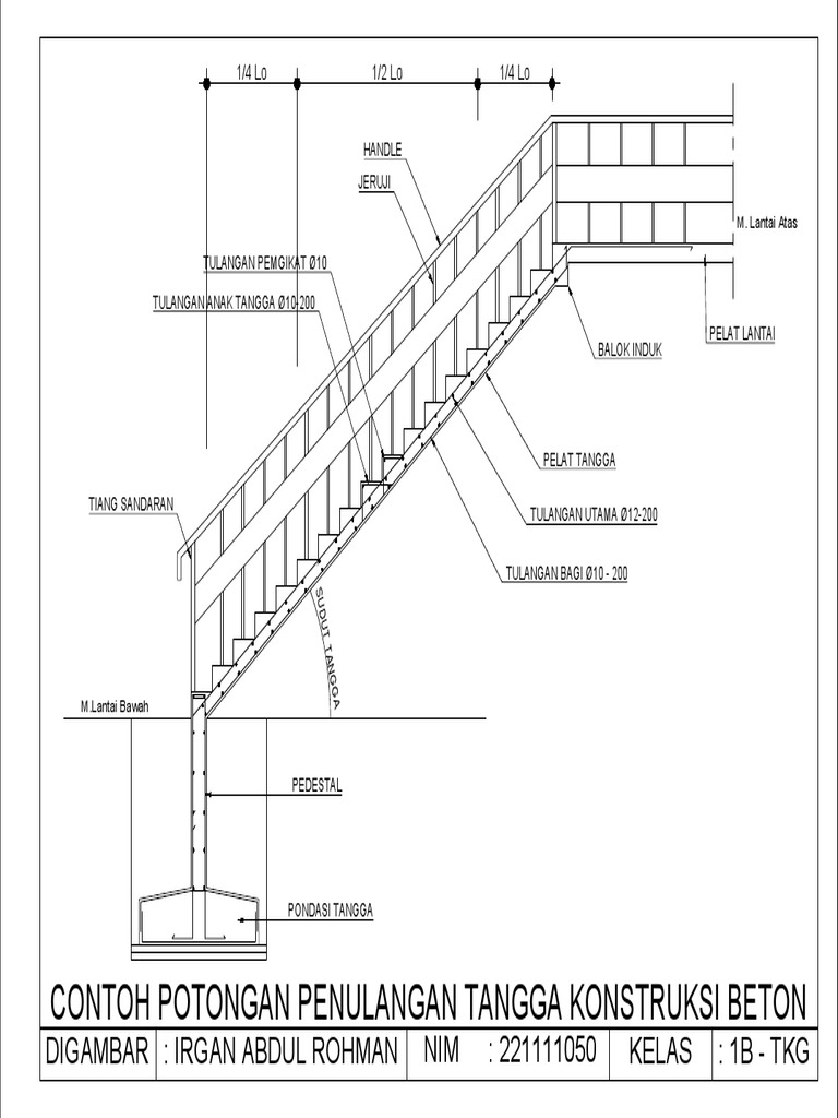 Tulangan Tangga | PDF