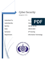 First Assigment of Cybersecurity