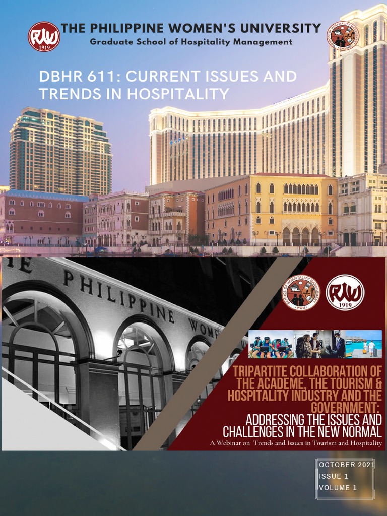 Current Issues and Trends in Hospitality inar 2021 PDF Distance Education Artificial